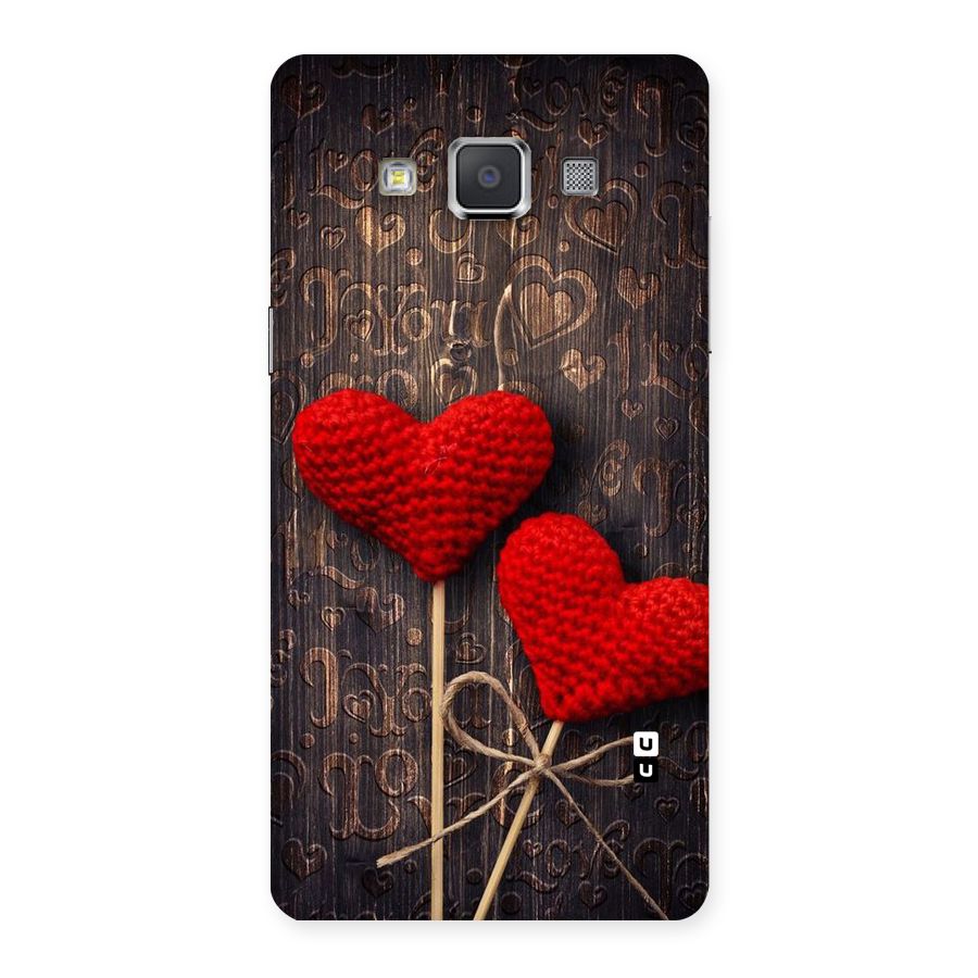 Thread Art Wooden Print Back Case for Galaxy Grand 3