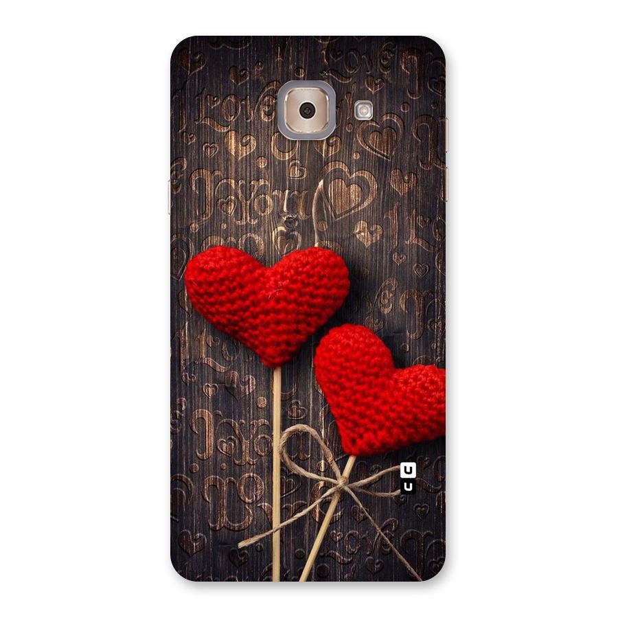 Thread Art Wooden Print Back Case for Galaxy J7 Max