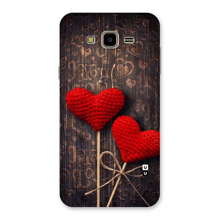 Thread Art Wooden Print Back Case for Galaxy J7 Nxt