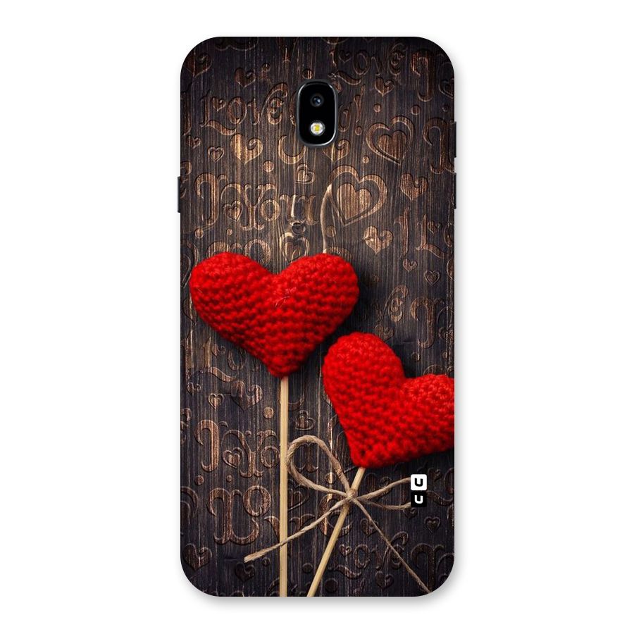 Thread Art Wooden Print Back Case for Galaxy J7 Pro