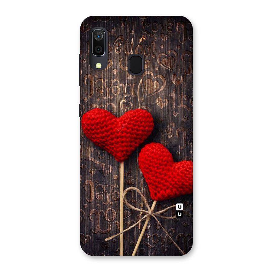 Thread Art Wooden Print Back Case for Galaxy M10s