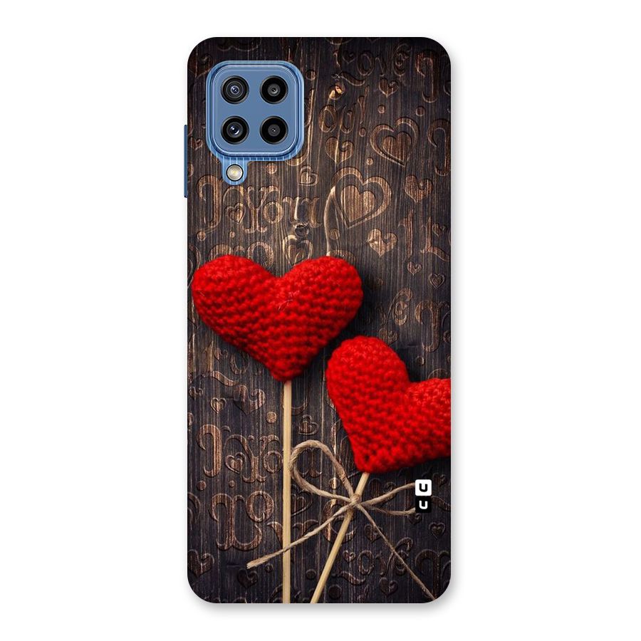 Thread Art Wooden Print Back Case for Galaxy M32