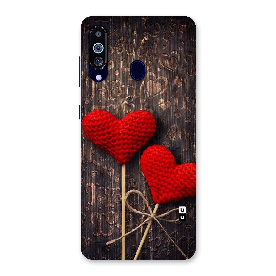 Thread Art Wooden Print Back Case for Galaxy M40