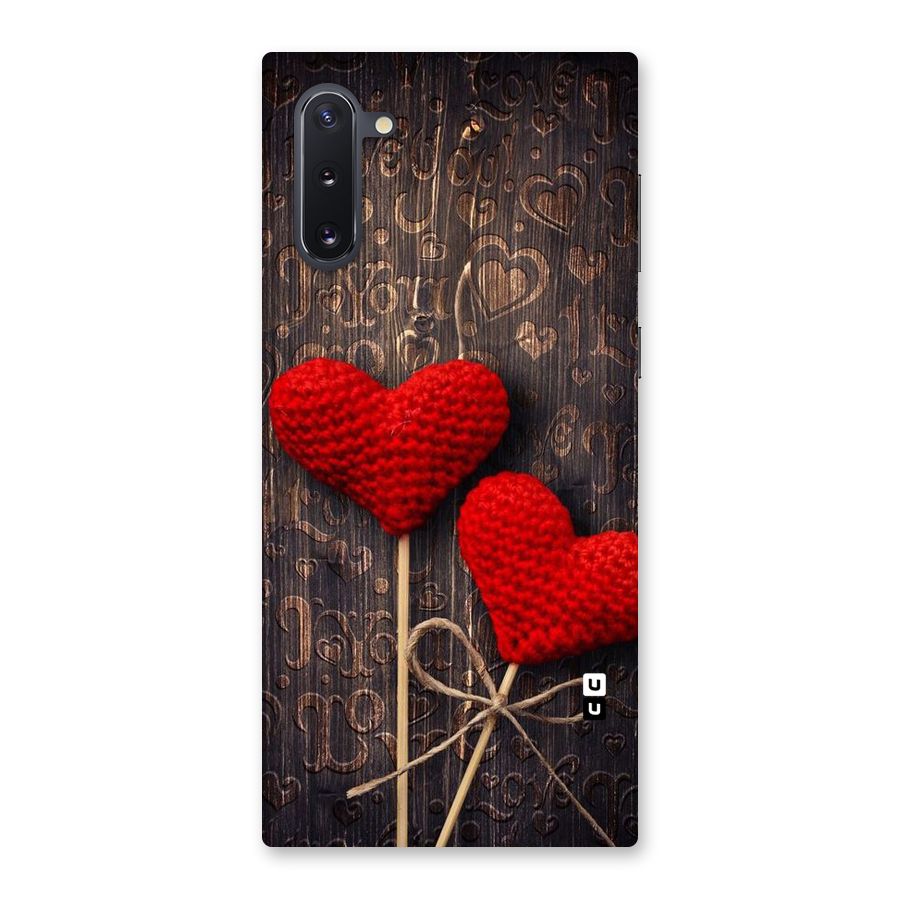 Thread Art Wooden Print Back Case for Galaxy Note 10