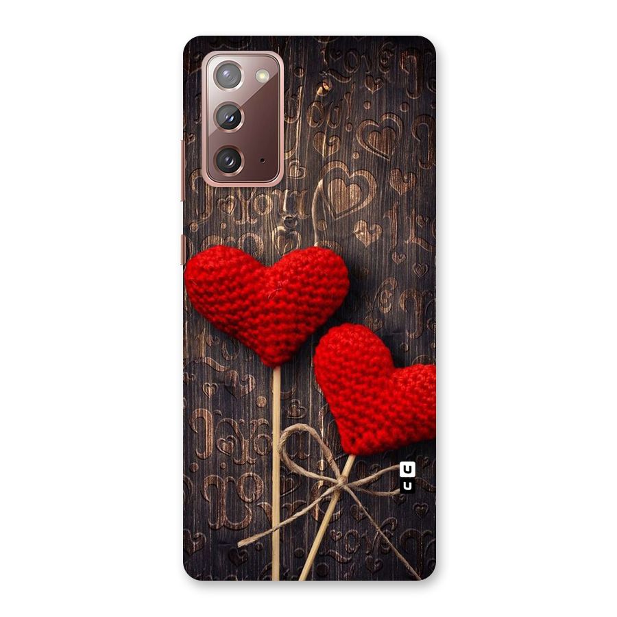 Thread Art Wooden Print Back Case for Galaxy Note 20