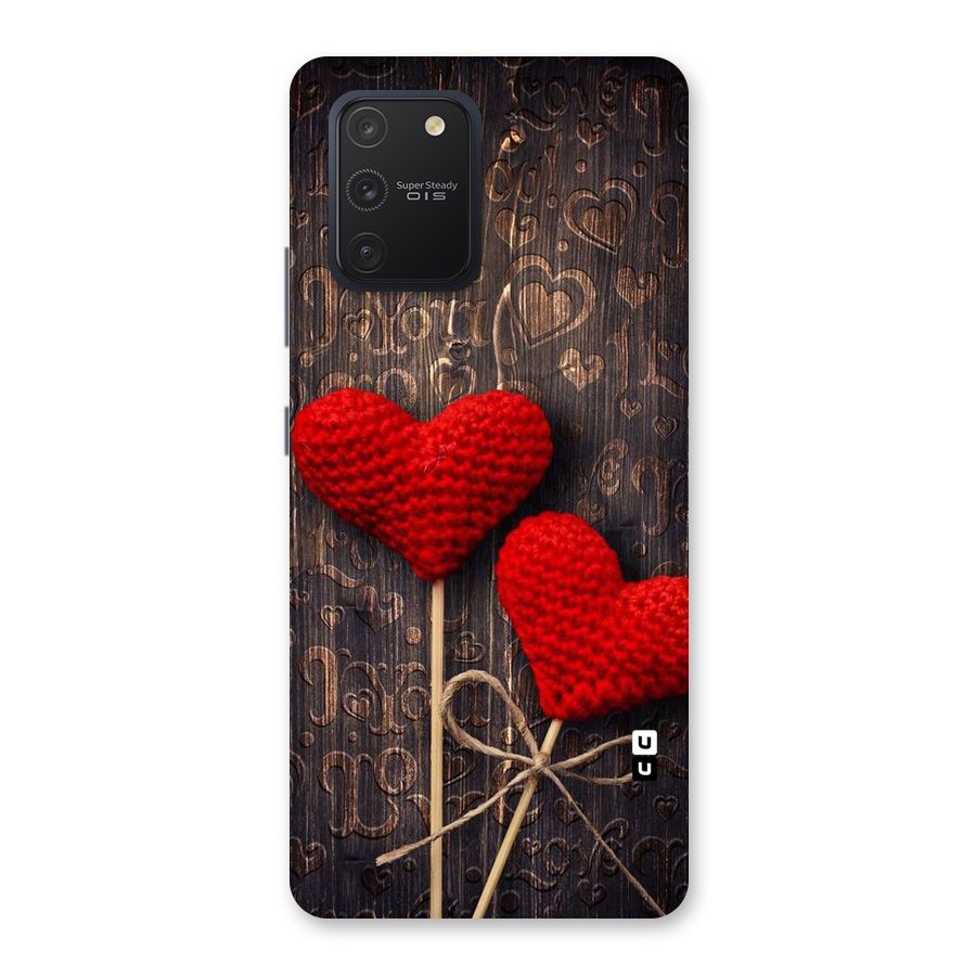 Thread Art Wooden Print Back Case for Galaxy S10 Lite