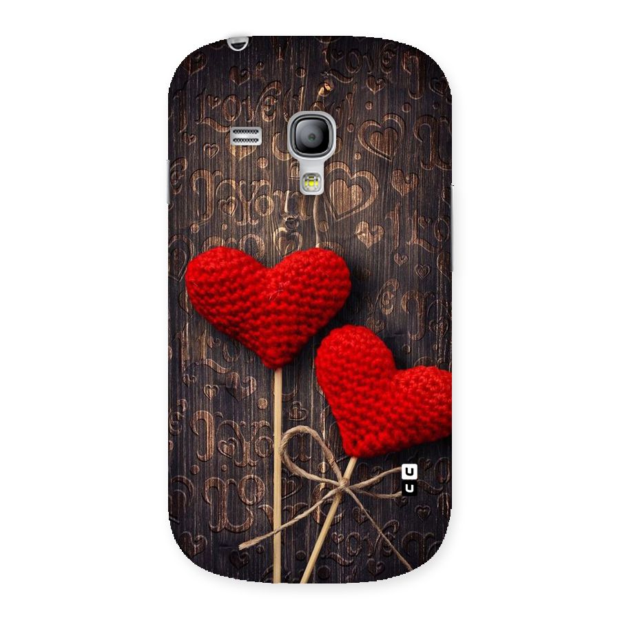 Thread Art Wooden Print Back Case for Galaxy S3 Mini