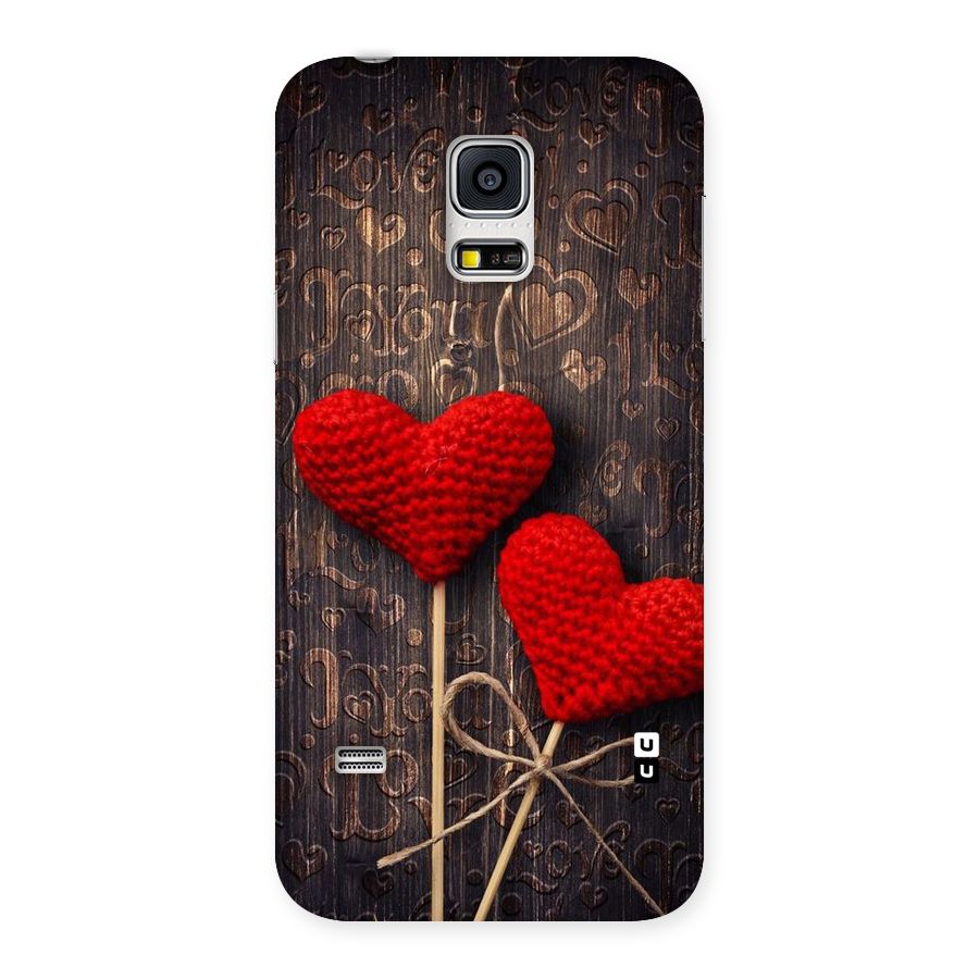 Thread Art Wooden Print Back Case for Galaxy S5 Mini