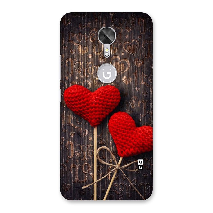 Thread Art Wooden Print Back Case for Gionee A1