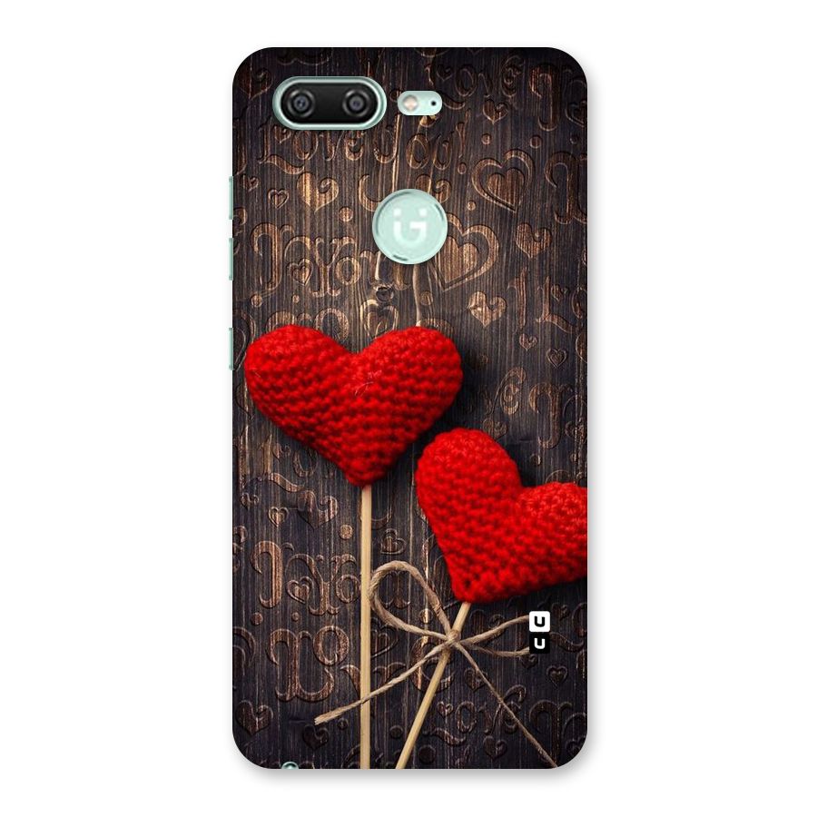 Thread Art Wooden Print Back Case for Gionee S10