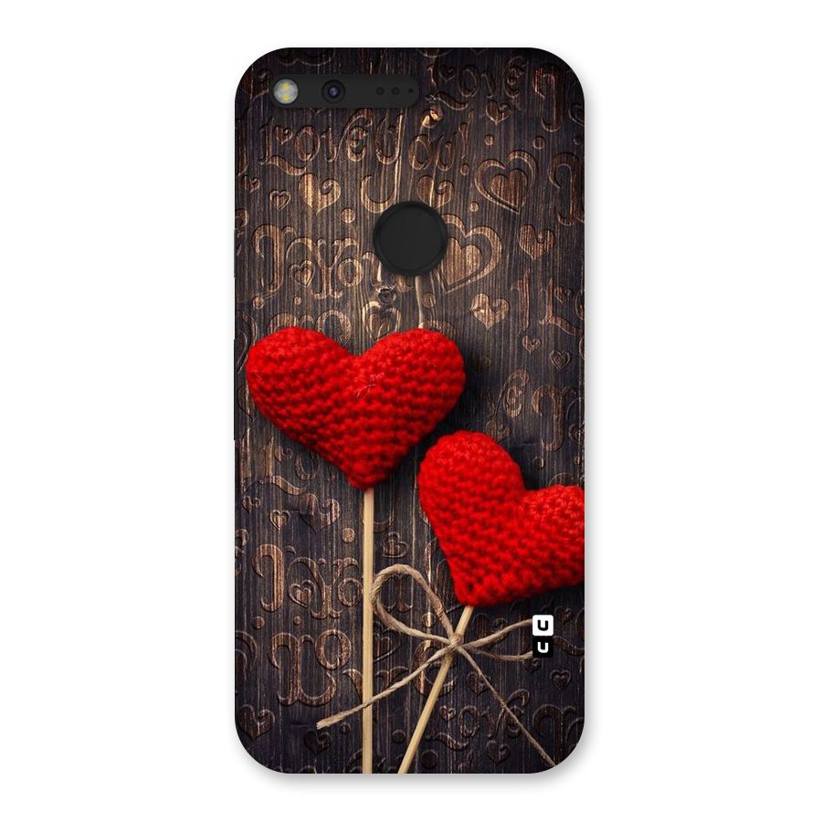 Thread Art Wooden Print Back Case for Google Pixel XL