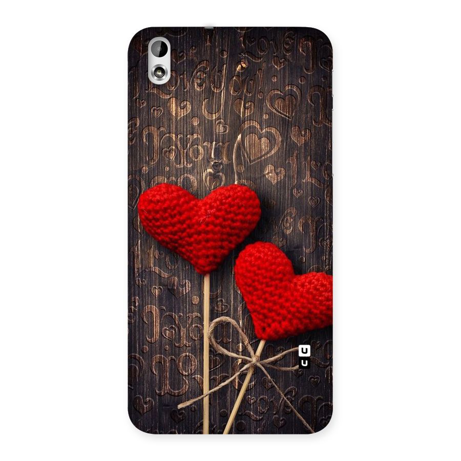 Thread Art Wooden Print Back Case for HTC Desire 816g