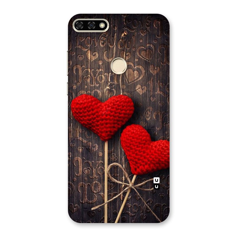 Thread Art Wooden Print Back Case for Honor 7A