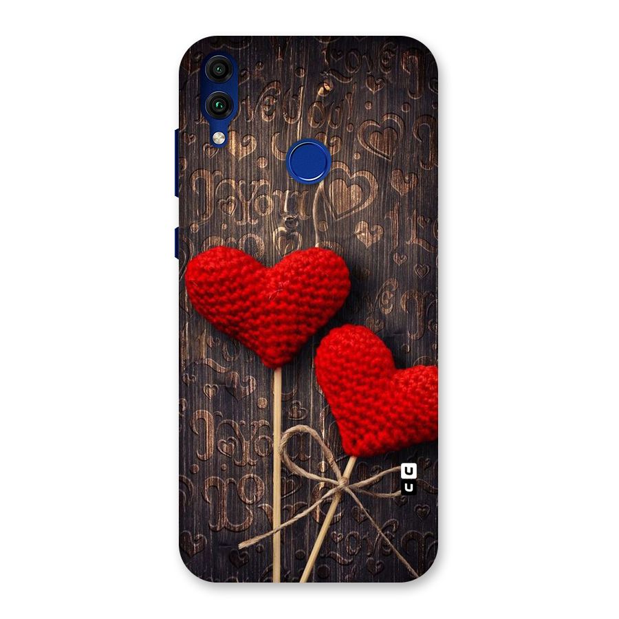 Thread Art Wooden Print Back Case for Honor 8C