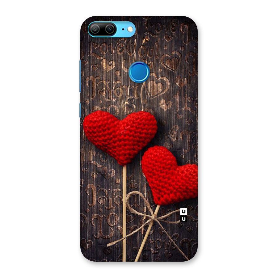 Thread Art Wooden Print Back Case for Honor 9 Lite