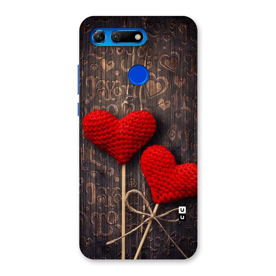 Thread Art Wooden Print Back Case for Honor View 20
