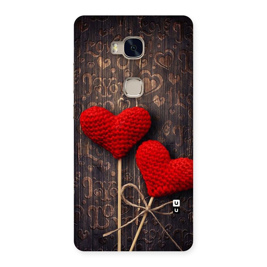 Thread Art Wooden Print Back Case for Huawei Honor 5X