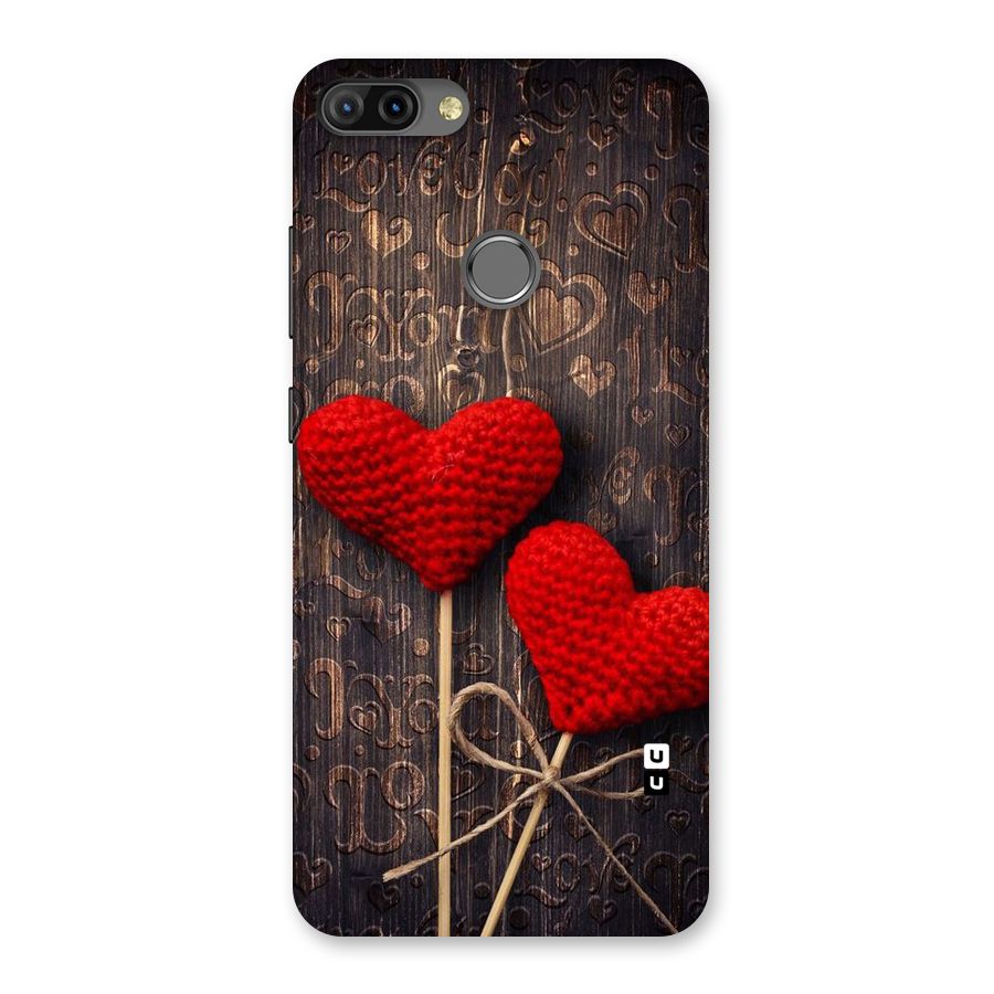 Thread Art Wooden Print Back Case for Infinix Hot 6 Pro