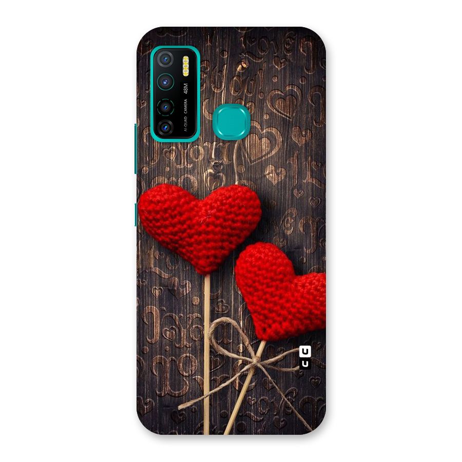Thread Art Wooden Print Back Case for Infinix Hot 9 Pro