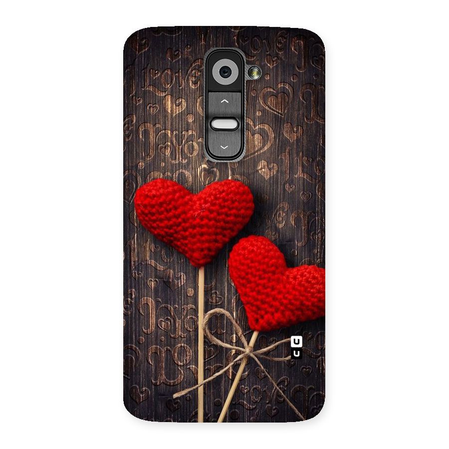 Thread Art Wooden Print Back Case for LG G2