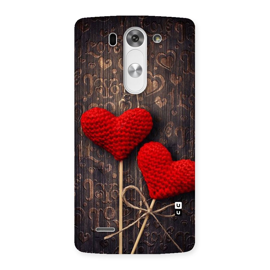 Thread Art Wooden Print Back Case for LG G3 Beat