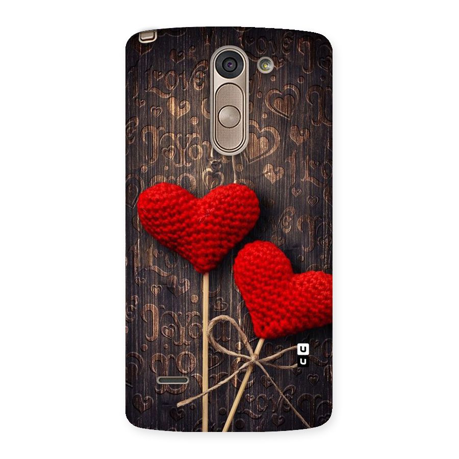 Thread Art Wooden Print Back Case for LG G3 Stylus
