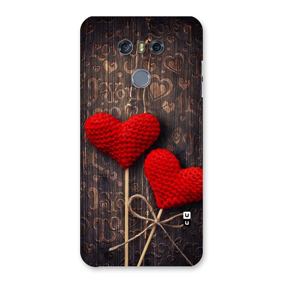 Thread Art Wooden Print Back Case for LG G6