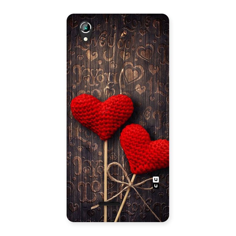 Thread Art Wooden Print Back Case for Lava Iris 800
