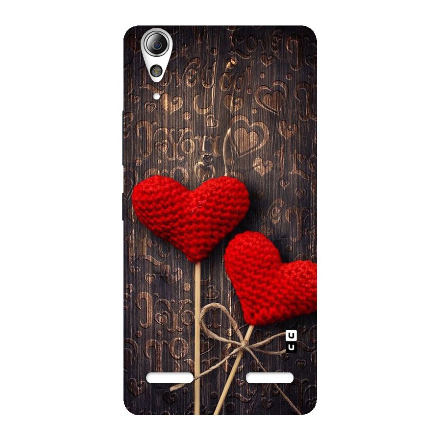 Thread Art Wooden Print Back Case for Lenovo A6000