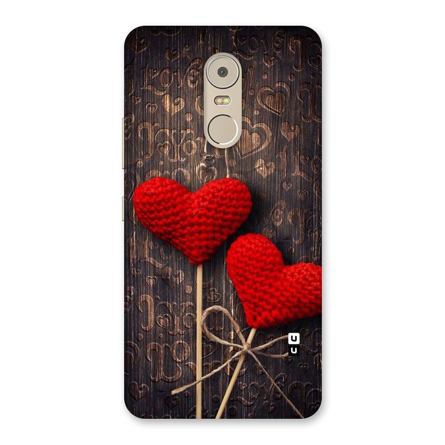 Thread Art Wooden Print Back Case for Lenovo K6 Note