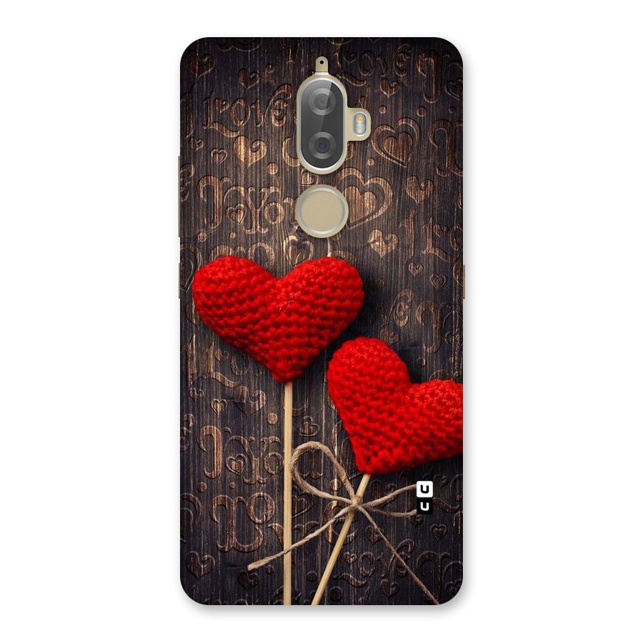 Thread Art Wooden Print Back Case for Lenovo K8 Plus