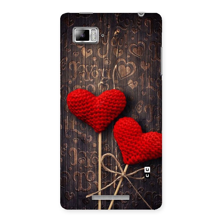 Thread Art Wooden Print Back Case for Lenovo Vibe Z K910