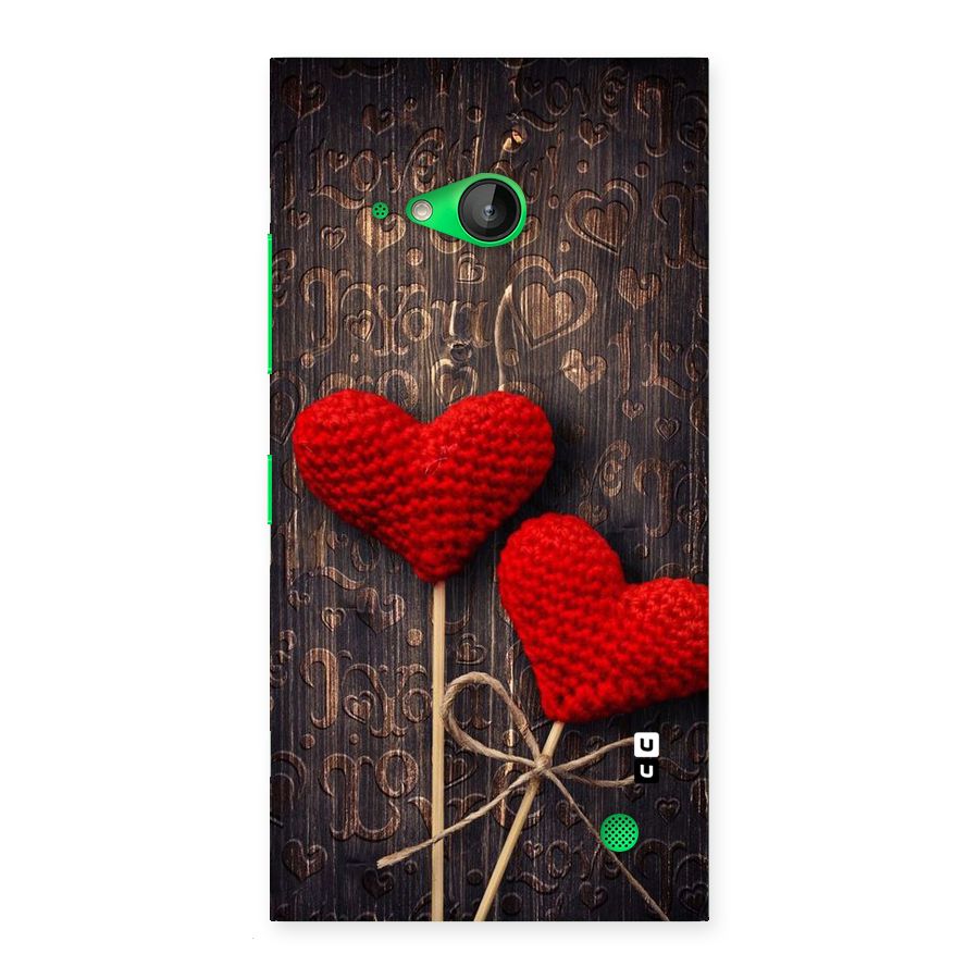 Thread Art Wooden Print Back Case for Lumia 730