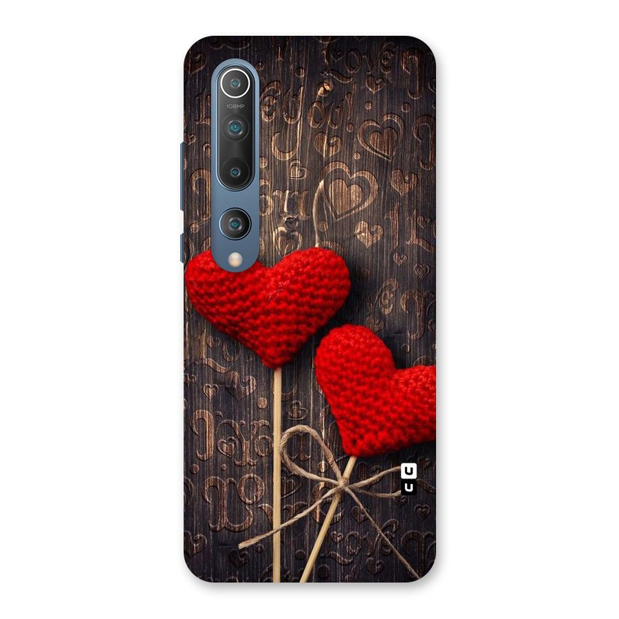 Thread Art Wooden Print Back Case for Mi 10