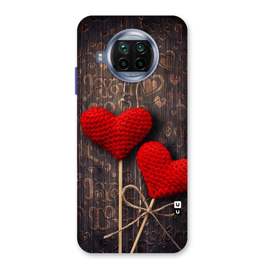 Thread Art Wooden Print Back Case for Mi 10i