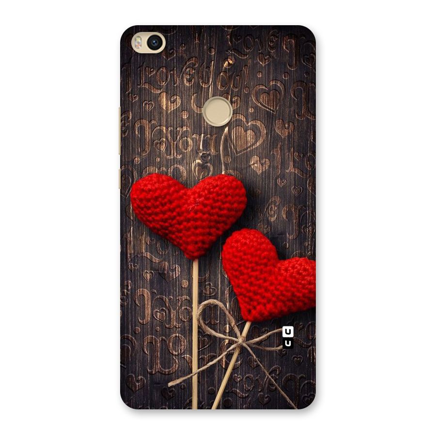 Thread Art Wooden Print Back Case for Mi Max 2