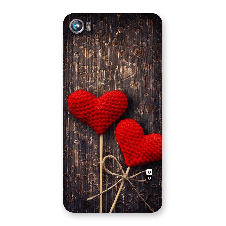 Thread Art Wooden Print Back Case for Micromax Canvas Fire 4 A107