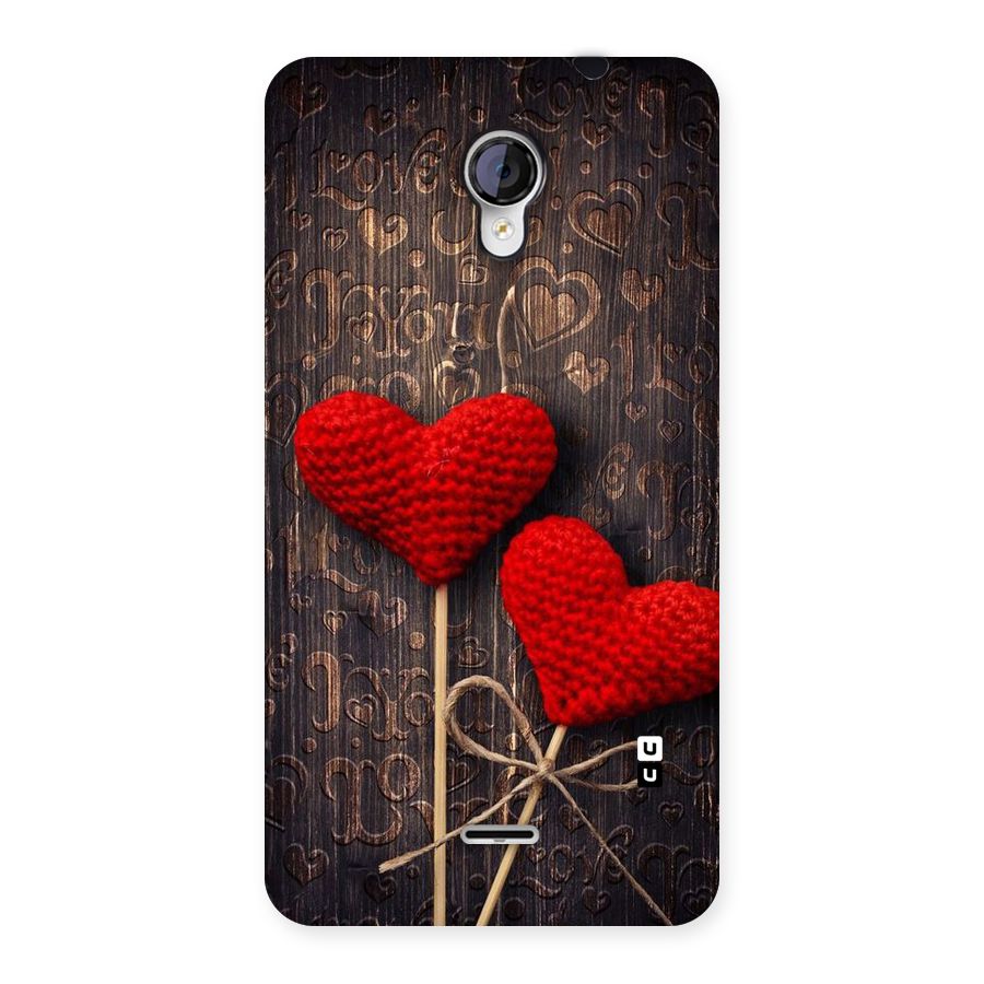 Thread Art Wooden Print Back Case for Micromax Unite 2 A106