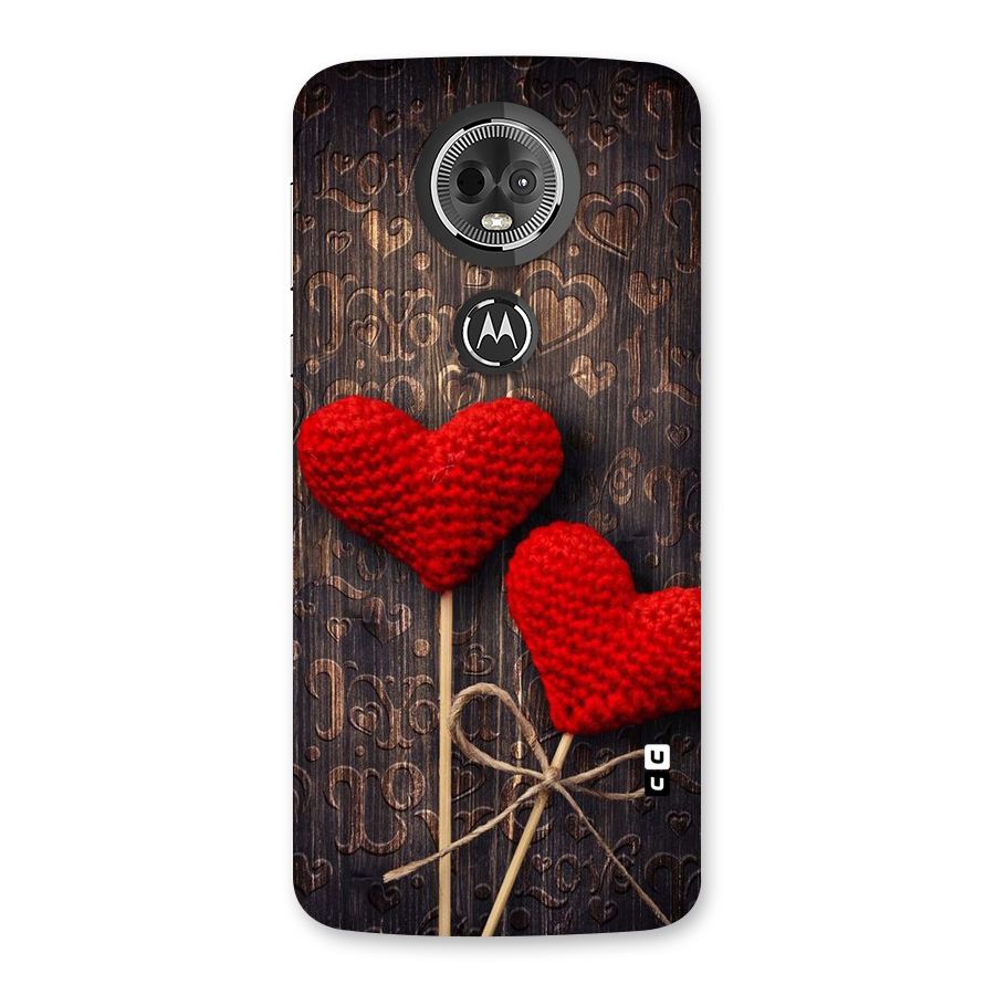 Thread Art Wooden Print Back Case for Moto E5 Plus