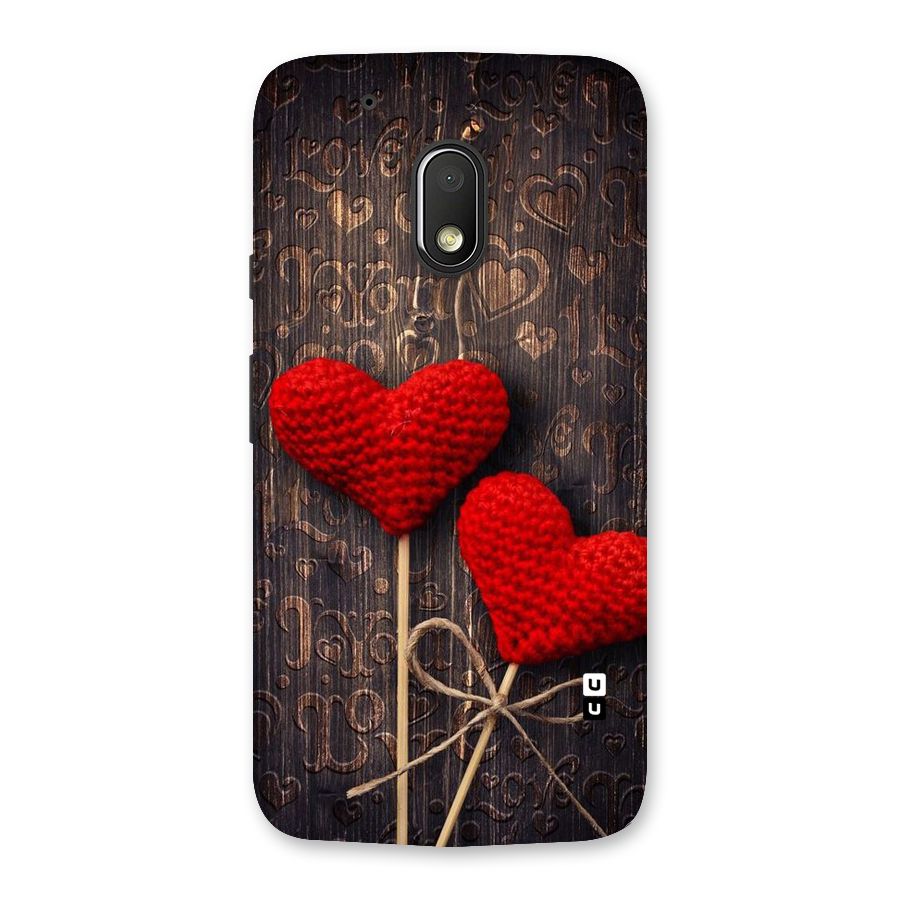 Thread Art Wooden Print Back Case for Moto G4 Play