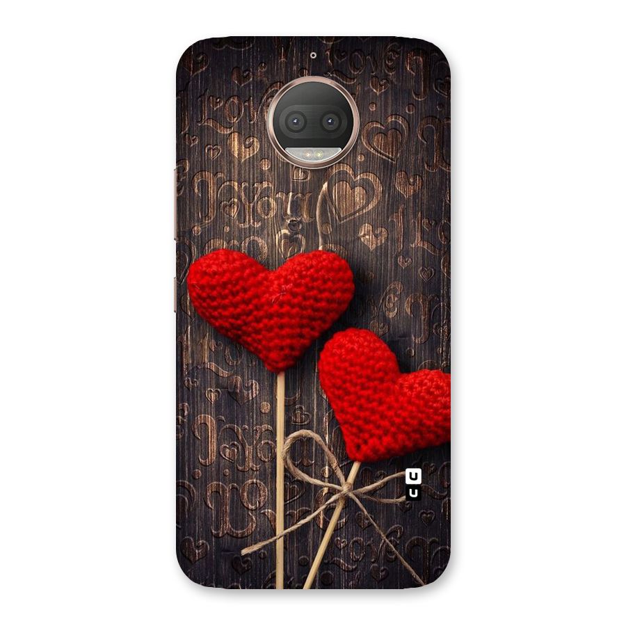Thread Art Wooden Print Back Case for Moto G5s Plus