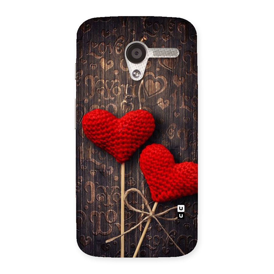 Thread Art Wooden Print Back Case for Moto X
