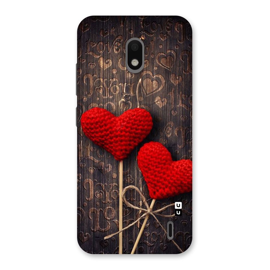 Thread Art Wooden Print Back Case for Nokia 2.2