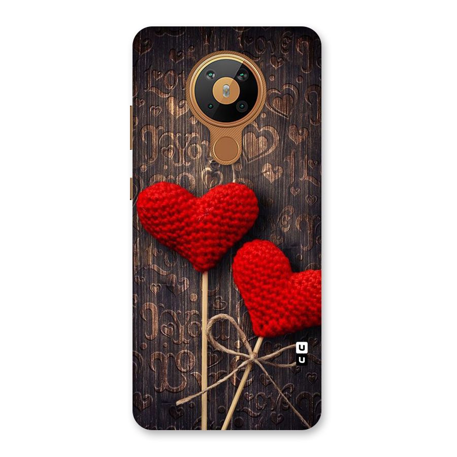 Thread Art Wooden Print Back Case for Nokia 5.3