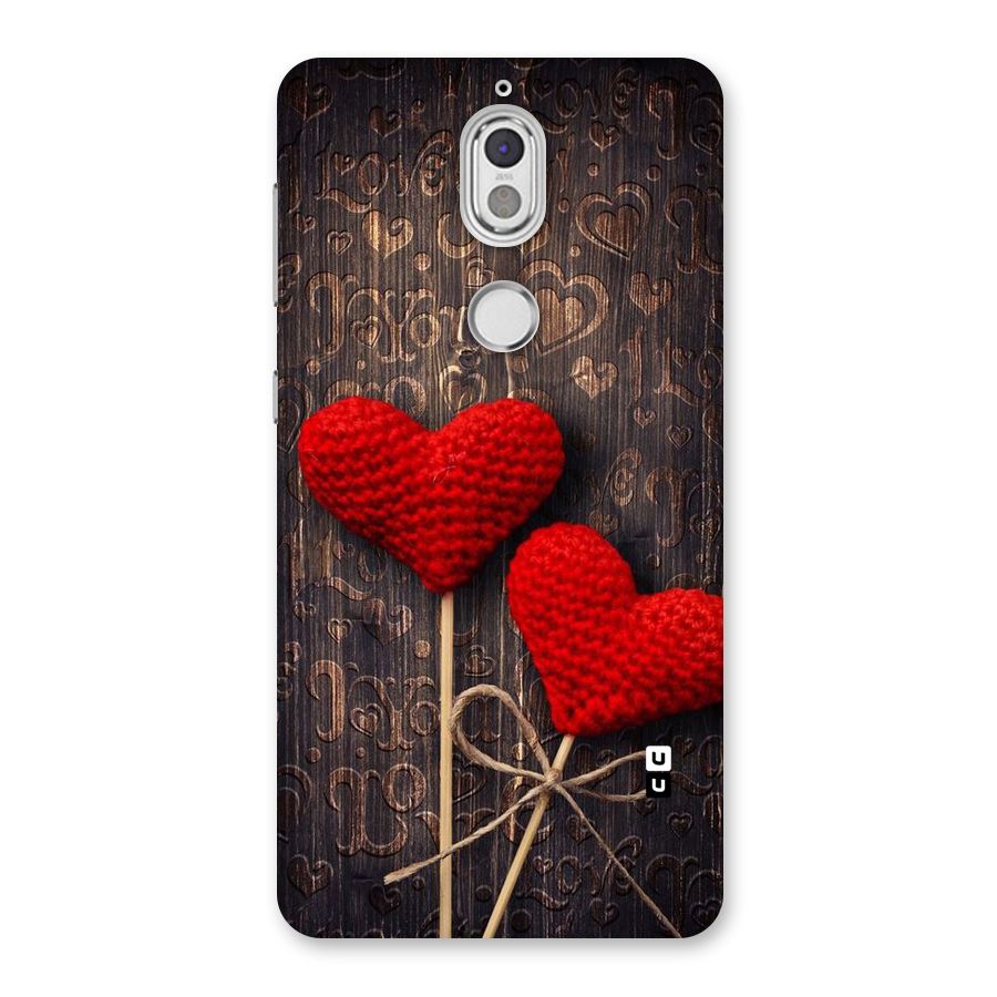 Thread Art Wooden Print Back Case for Nokia 7