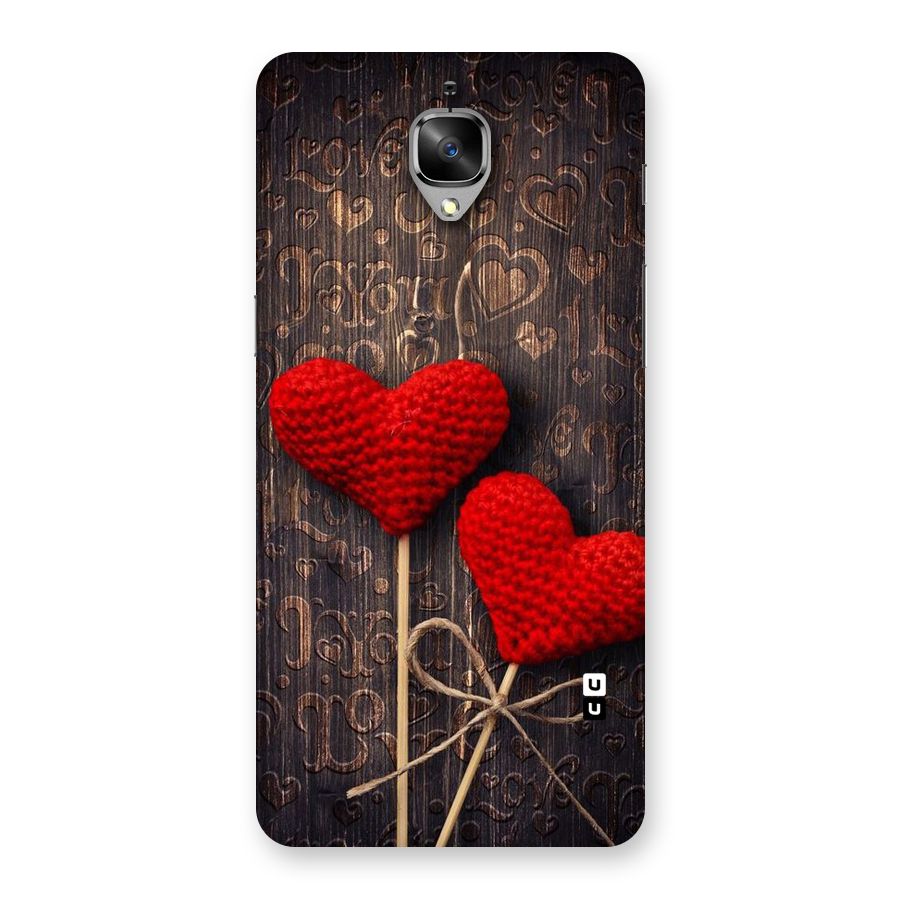 Thread Art Wooden Print Back Case for OnePlus 3