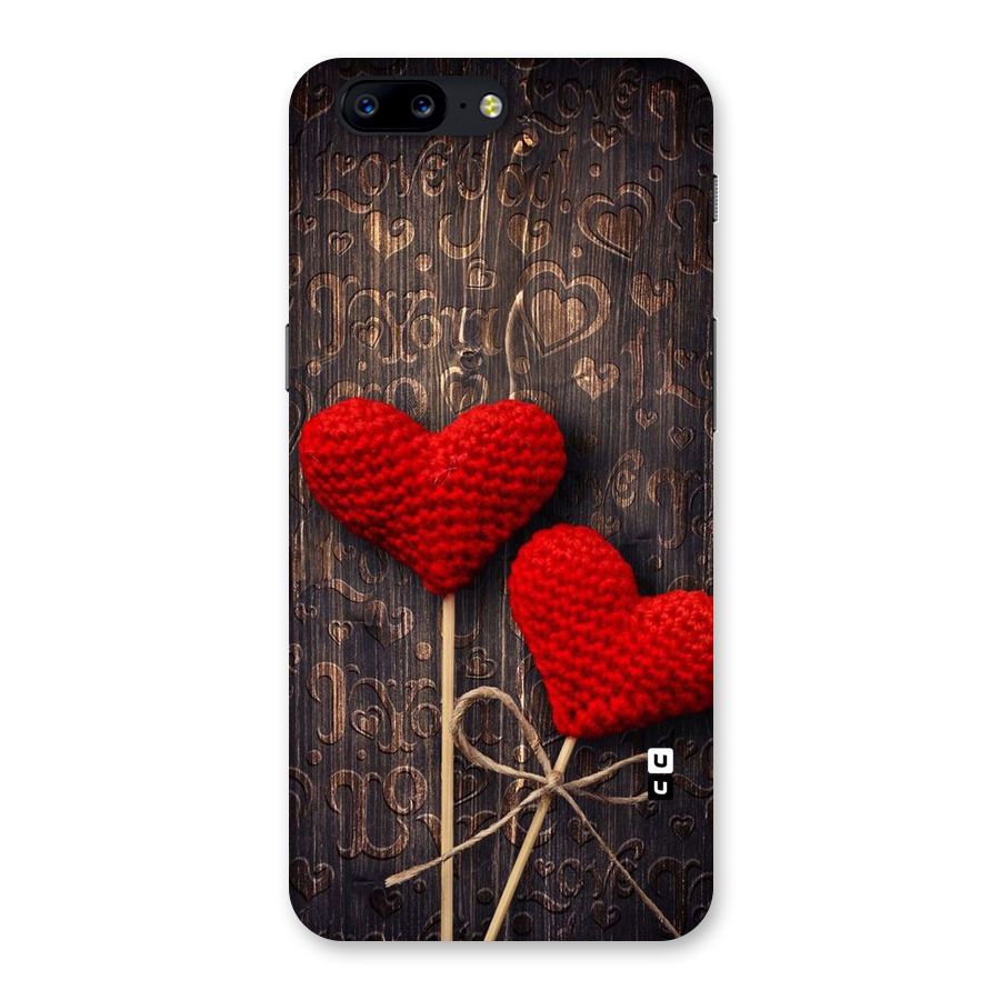 Thread Art Wooden Print Back Case for OnePlus 5