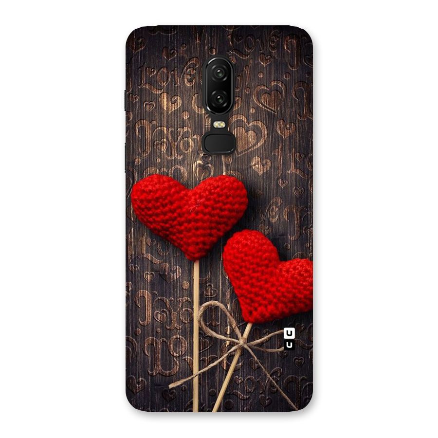 Thread Art Wooden Print Back Case for OnePlus 6