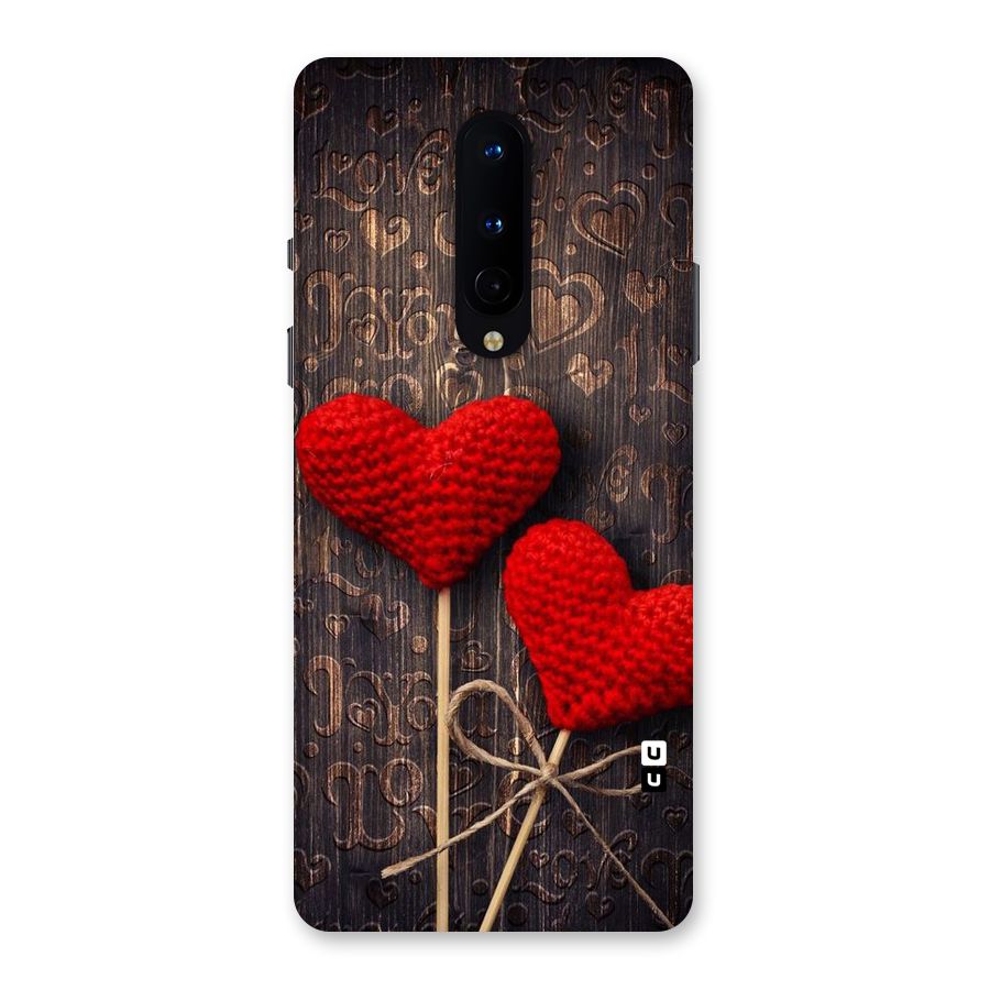 Thread Art Wooden Print Back Case for OnePlus 8