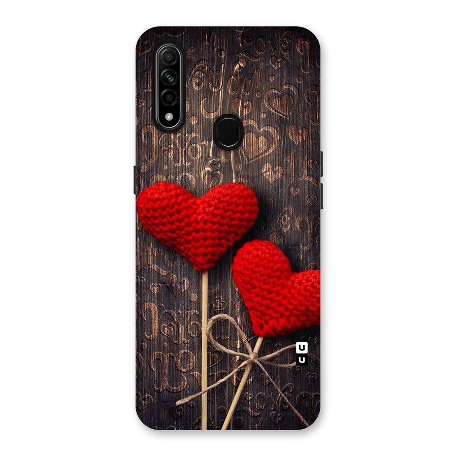 Thread Art Wooden Print Back Case for Oppo A31